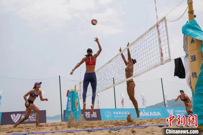 浙江苍南渔寮海滩承办2023世界沙滩排球职业巡回